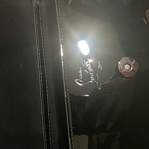 Christian Louboutin Black Patent Leather Mini Bag - Picture 8 of 8